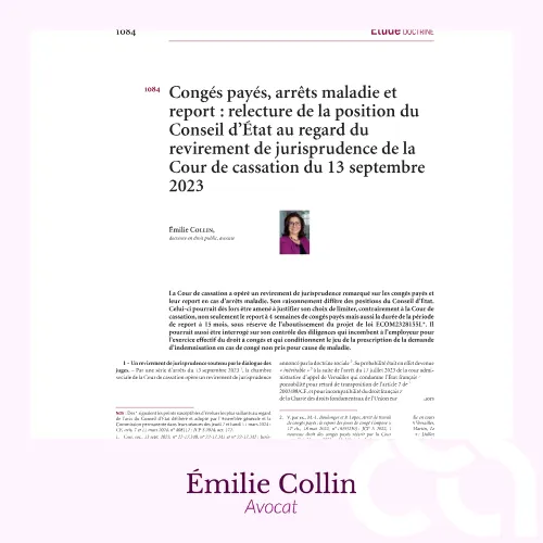 article congés